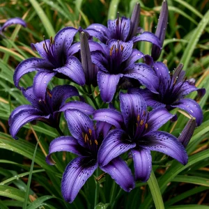 Лилейник Блю Айрис купить по цене от 324р. в интернет-магазине «Посадика» с доставкой почтой в в Суворове и по всей России – [изображение №1].