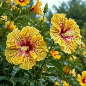 Гибискус Свит Соната купить по цене от 249р. в интернет-магазине «Посадика» с доставкой почтой в в Суворове и по всей России – [изображение №1].