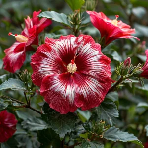 Гибискус Пурпл Мистик купить по цене от 360р. в интернет-магазине «Посадика» с доставкой почтой в в Суворове и по всей России – [изображение №1].